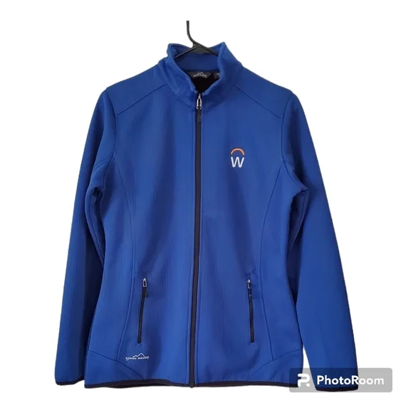 Eddie Bauer Jacket Size M  Front Zip Style EB243 Stretch - Picture 8 of 14